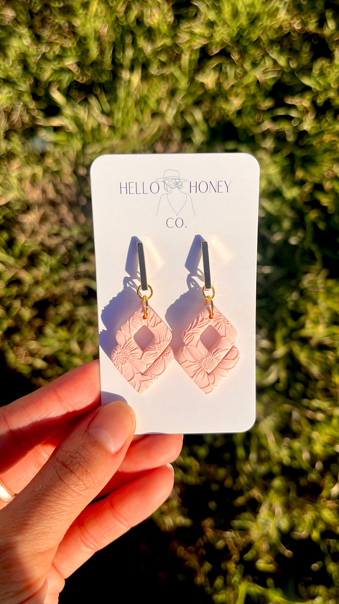 Pink Floral Diamonds