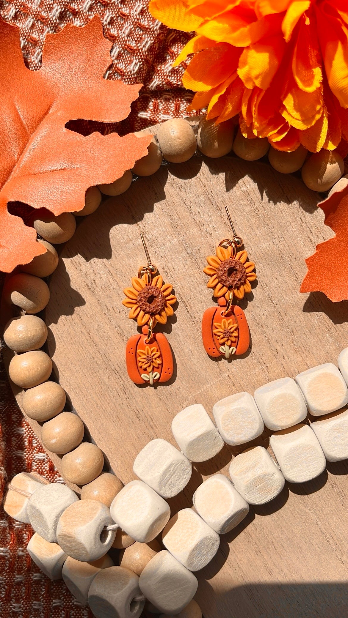 Earthy Sunflower Pumpkins