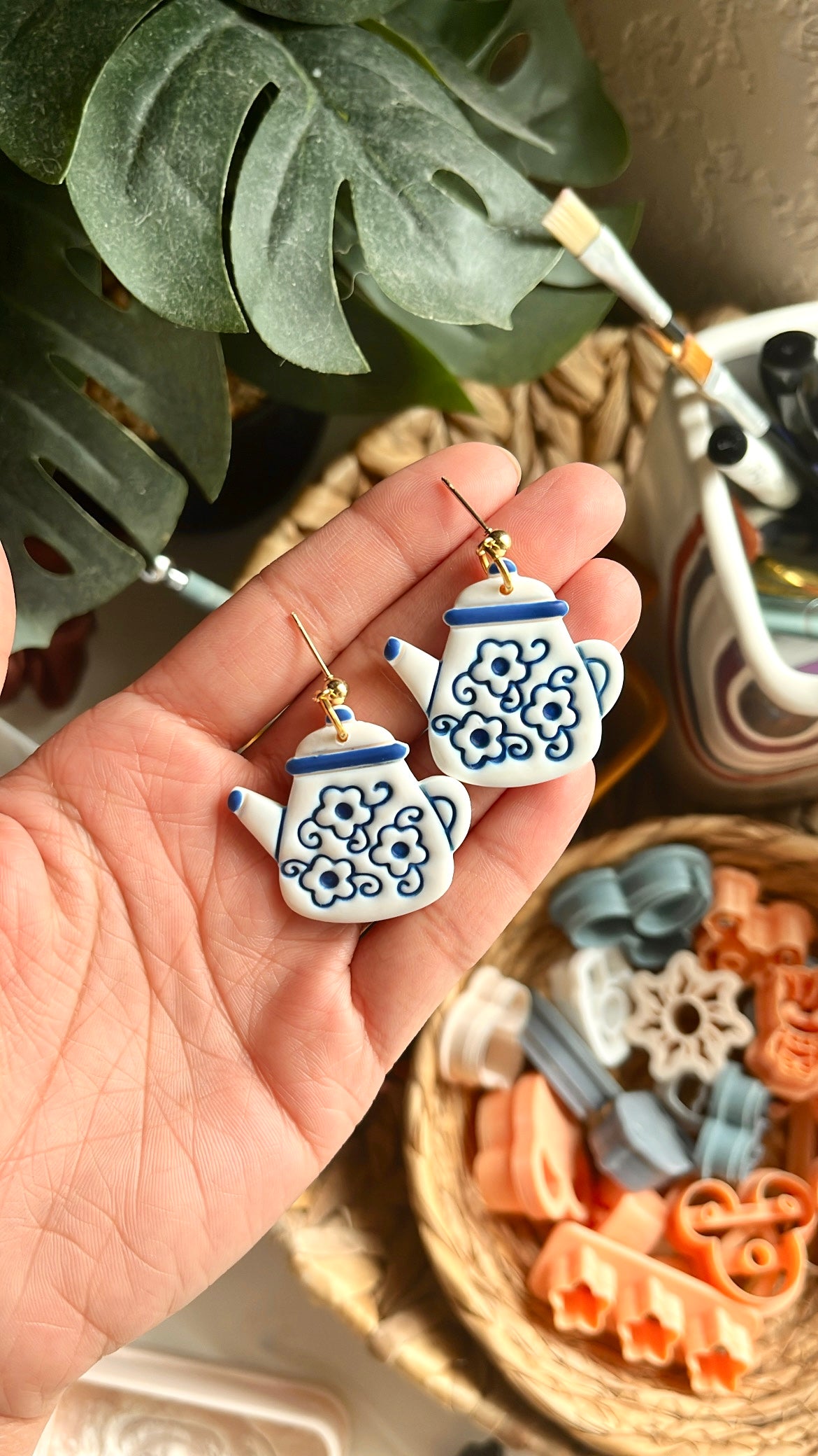 Blue China Tea Cups