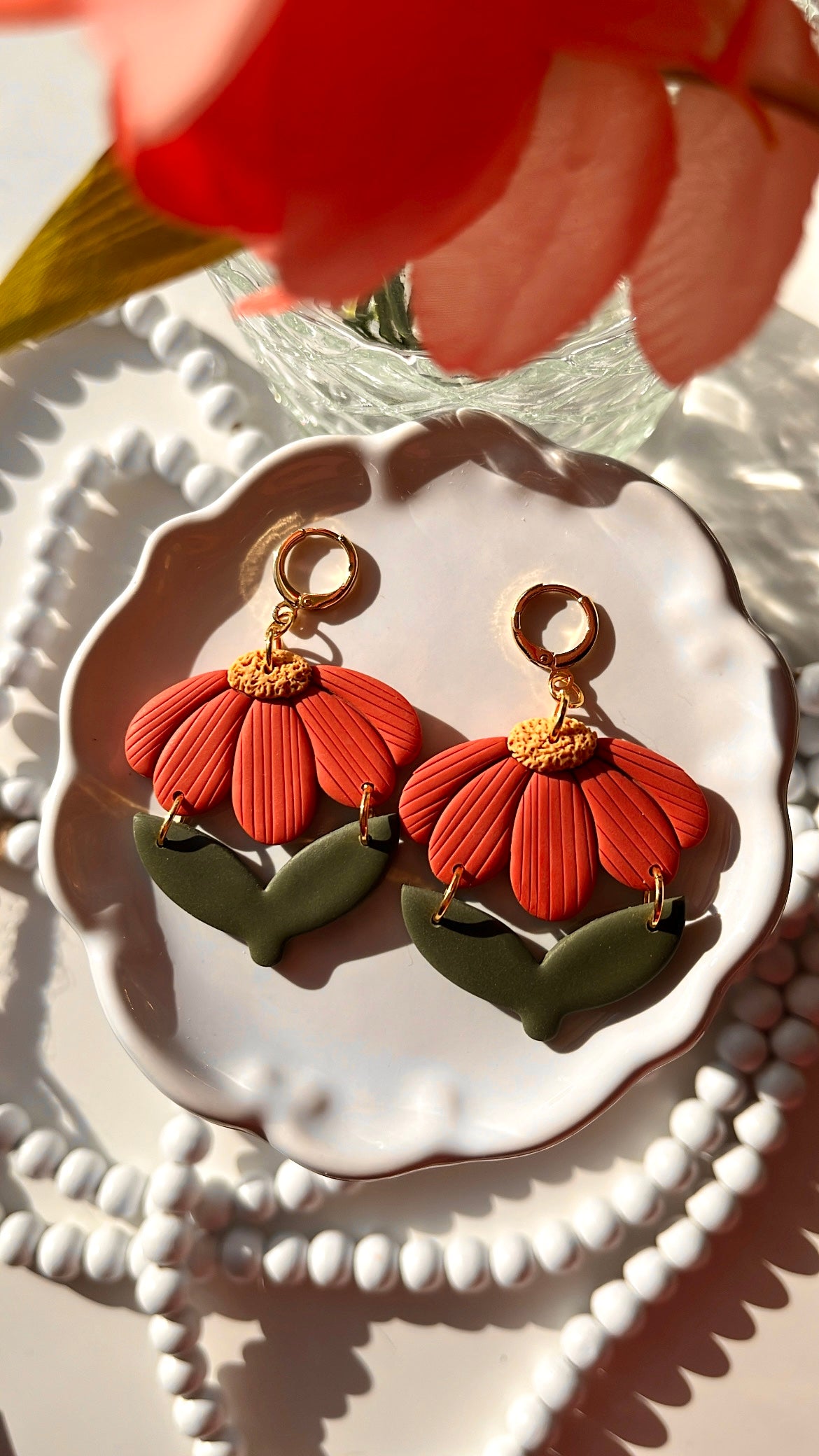Boho Orange Daisies