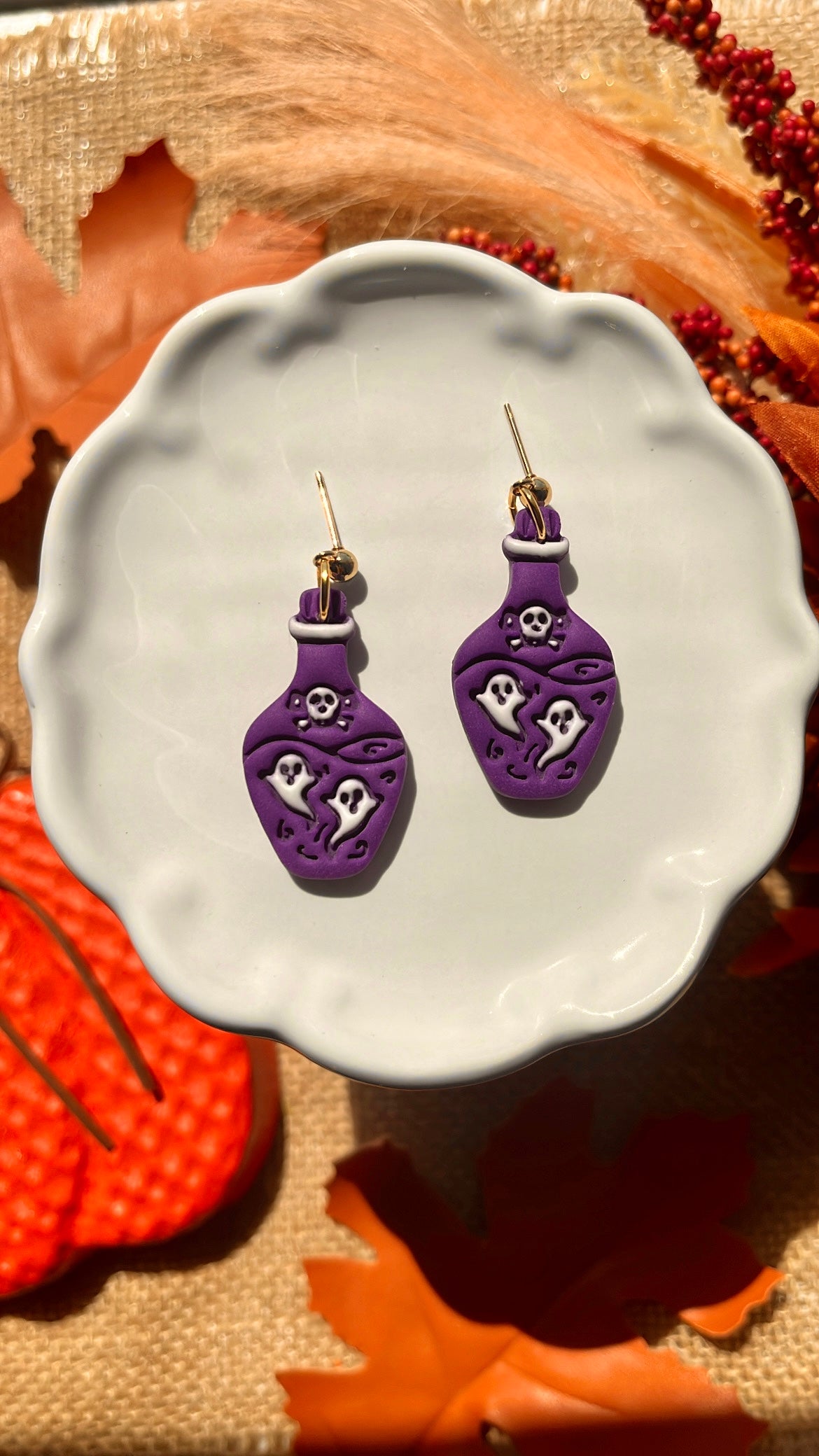 Purple Potion Bottles