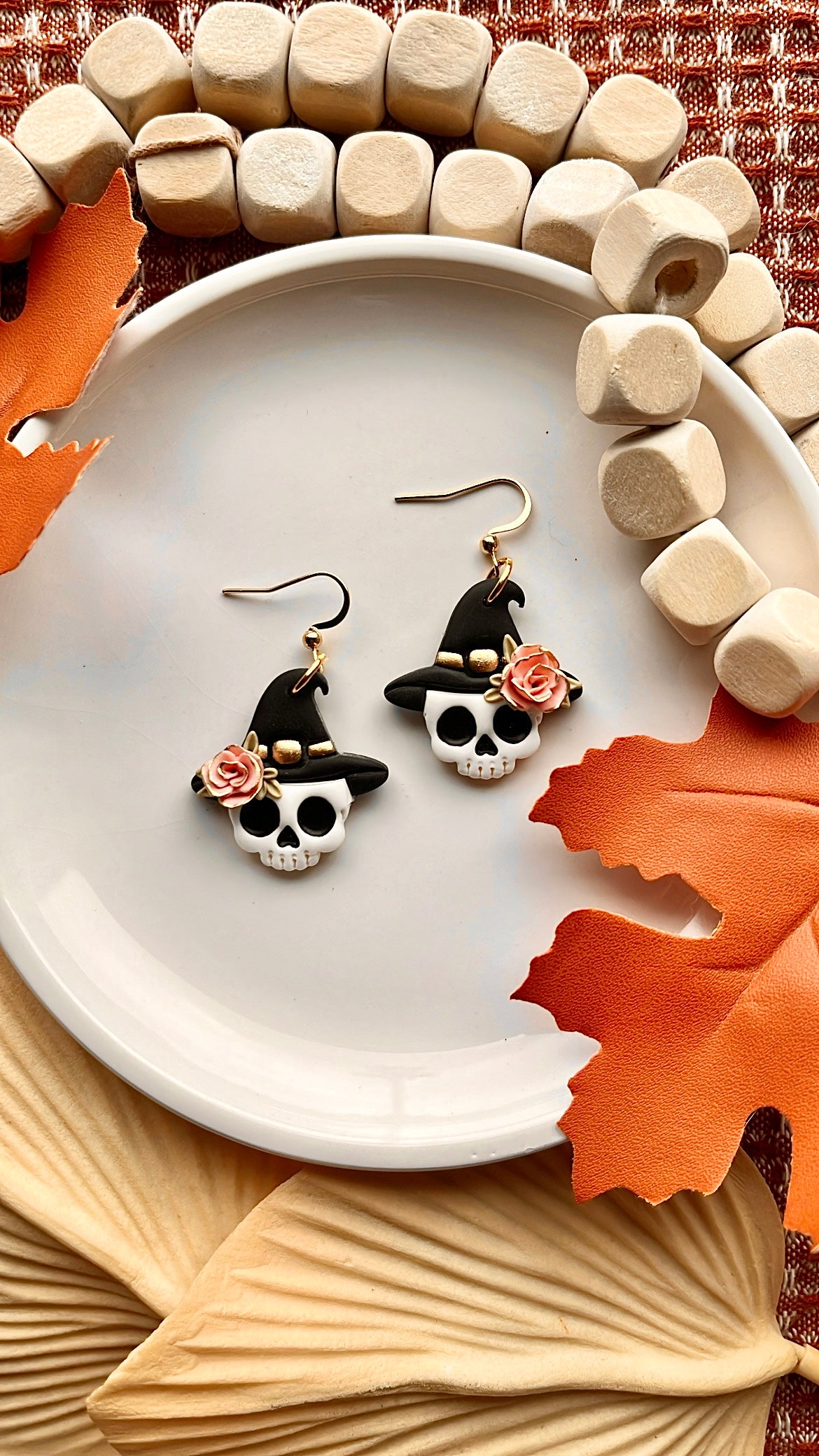 Floral Witch Skulls