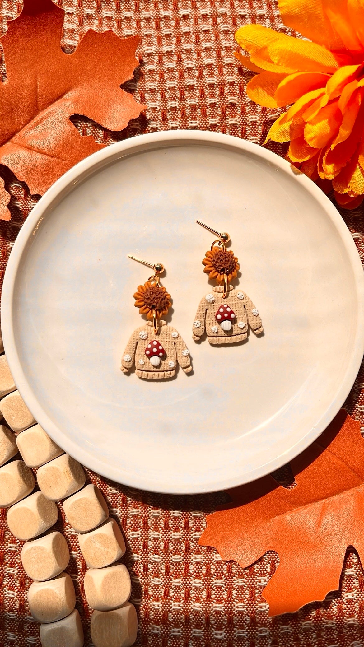 Sunflower Mushroom Sweaters