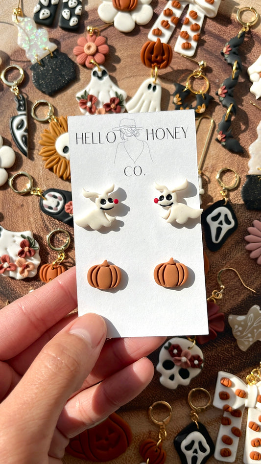 Zero + Pumpkin Studs