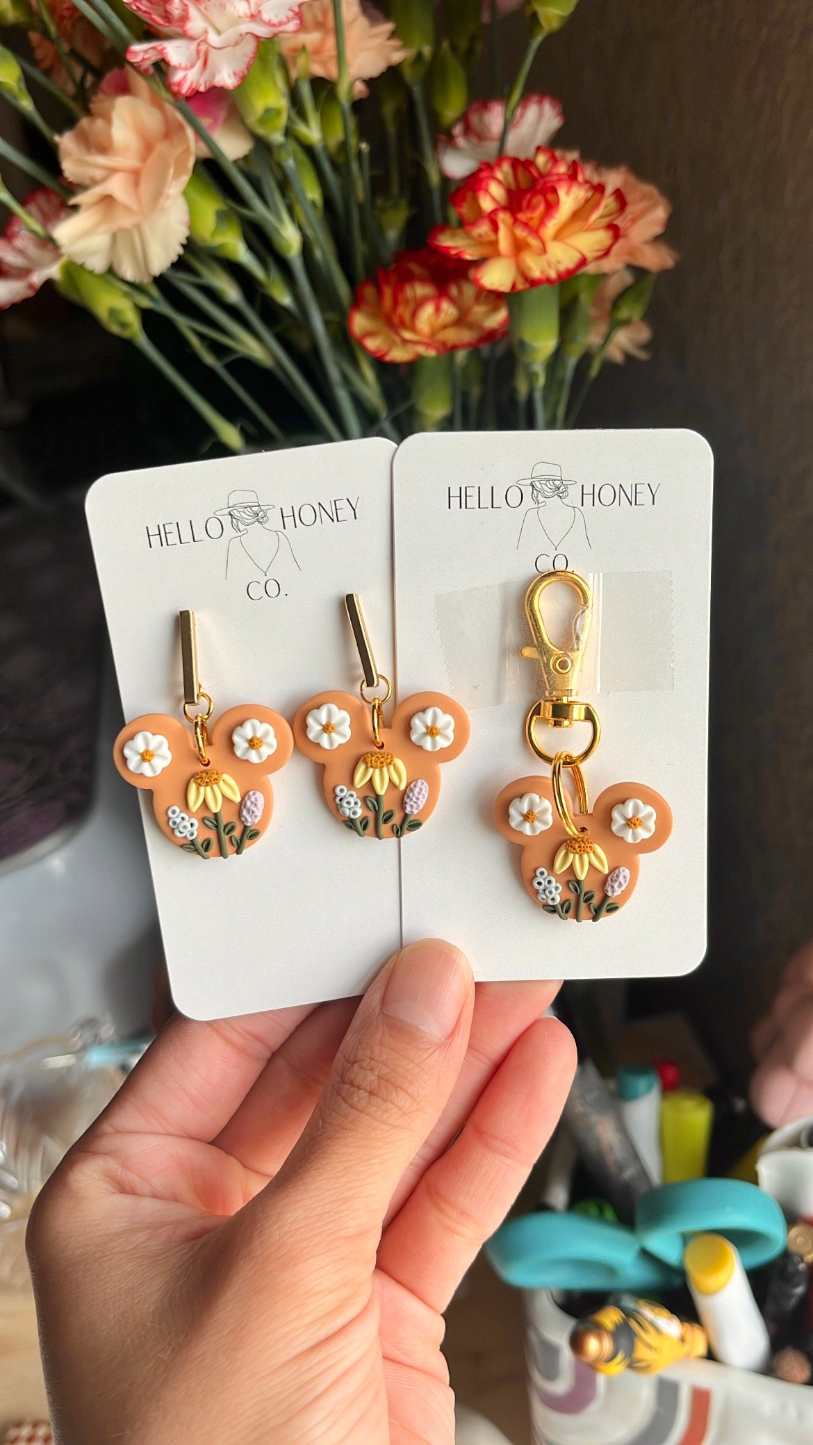 Floral Disney Inspired Dangles