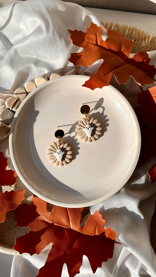 Beige Flower Ghosts