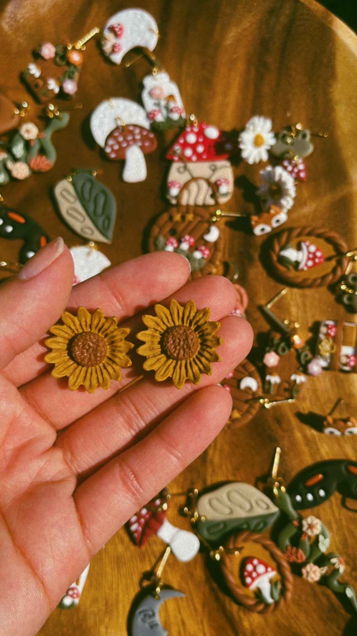 Sunflower Studs