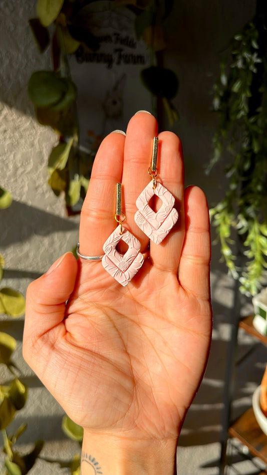 Pink Floral Diamonds