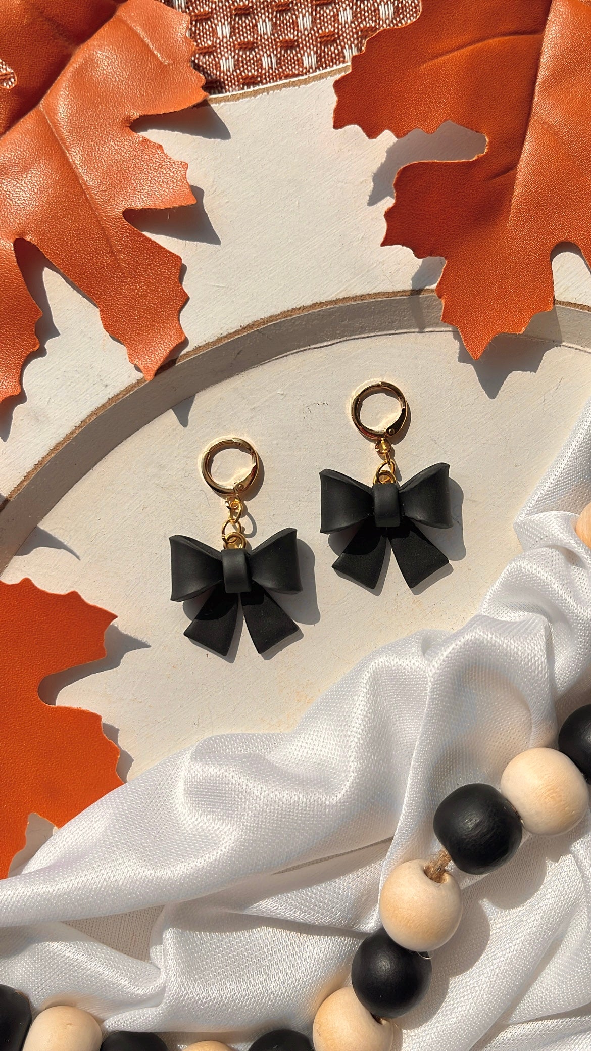 Black 3D Bows