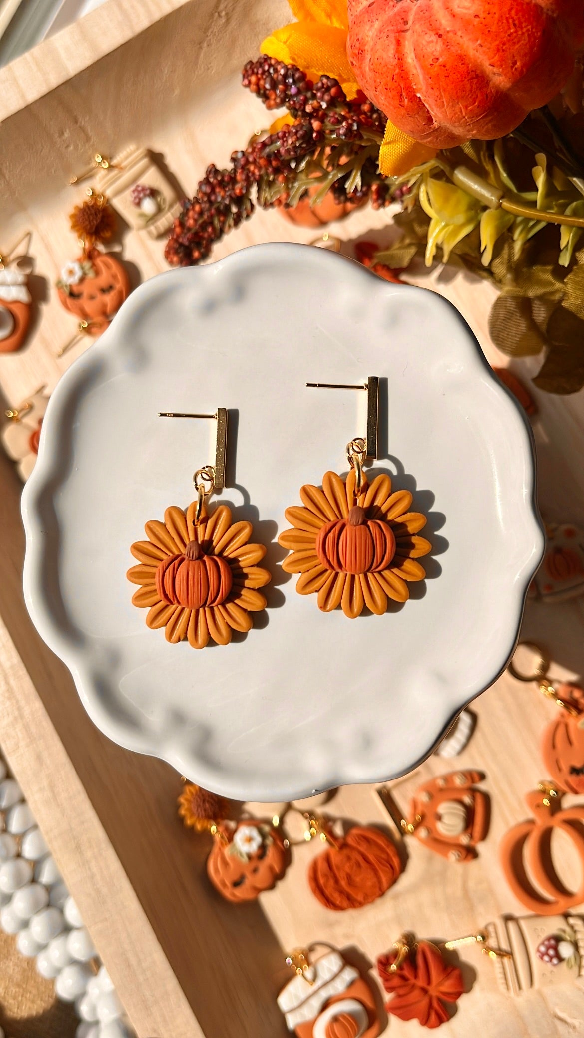 Pumpkin Sunflowers