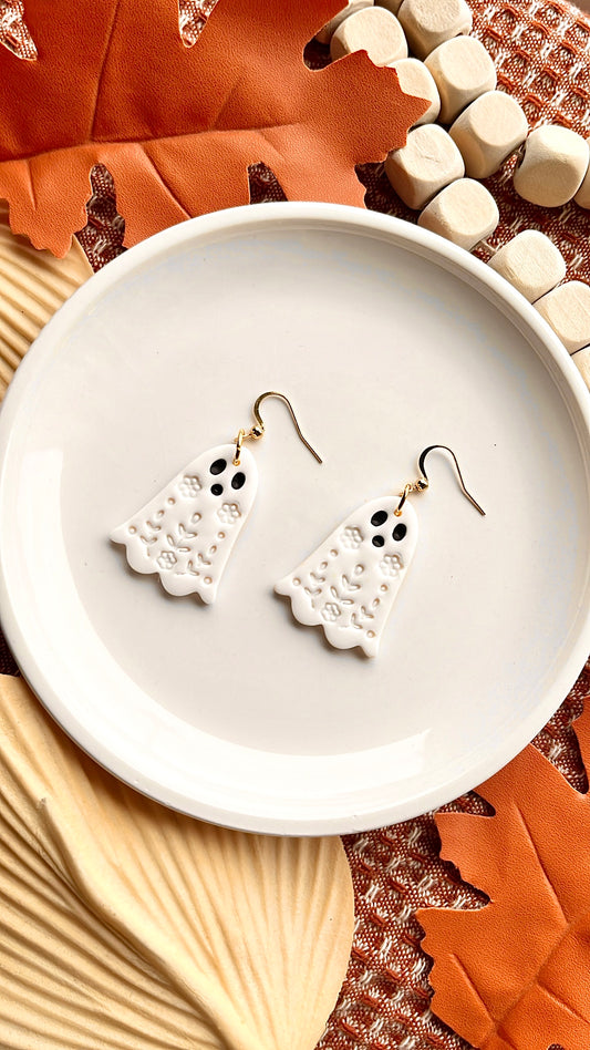 Embossed Flower Ghosts