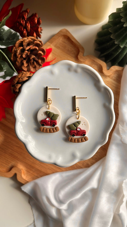 Red Truck Snowglobes