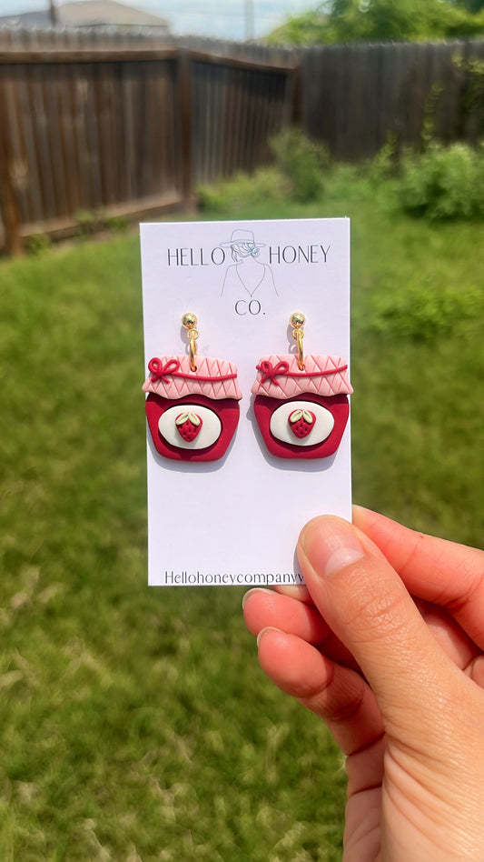 Strawberry Jam Jars