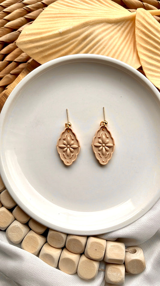 Embossed Floral Diamonds