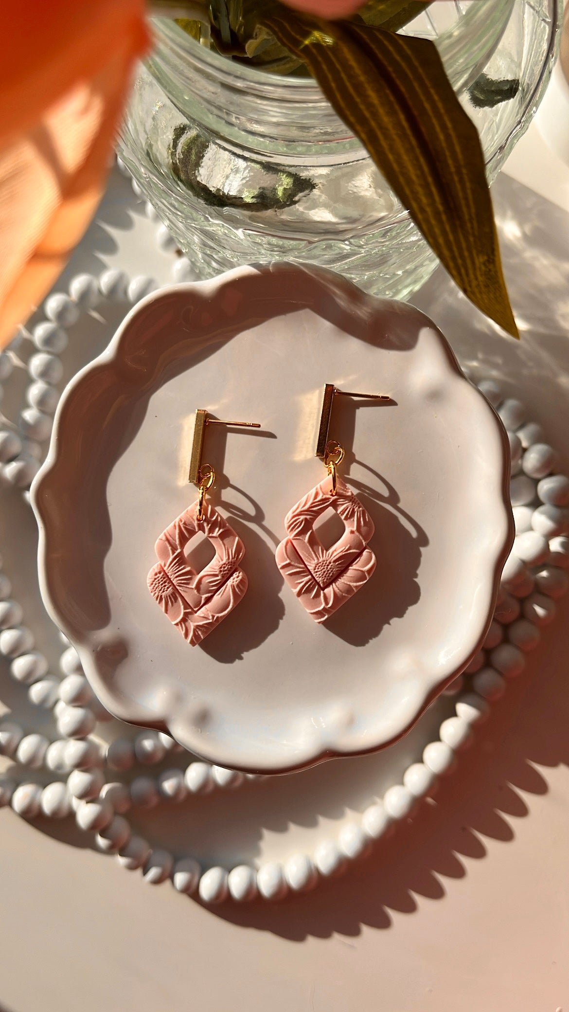 Pink Floral Diamonds