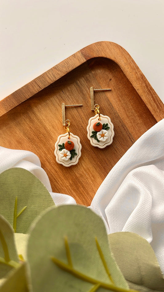Mini Orange Daisy Frames