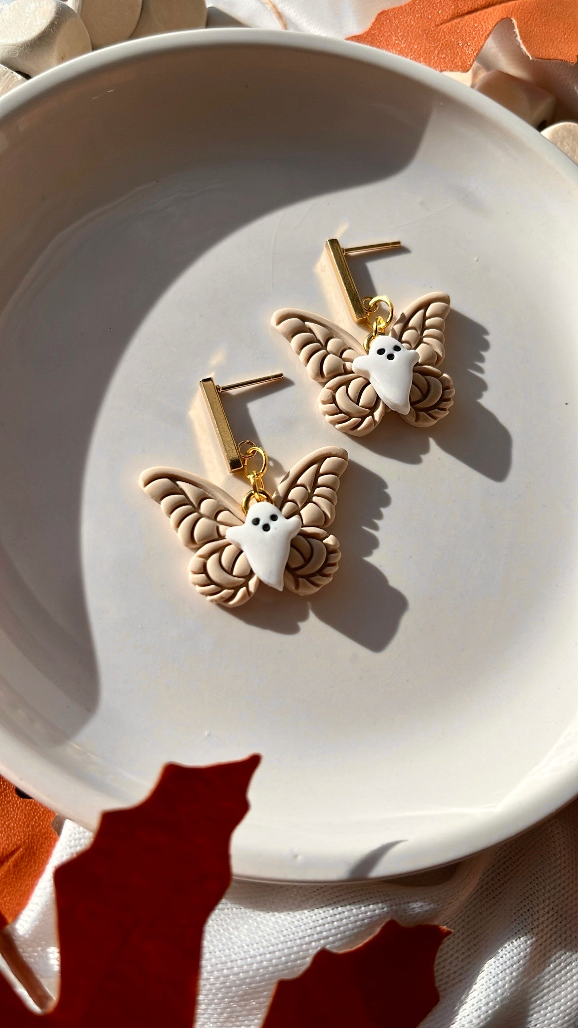 Beige Boo Butterflies