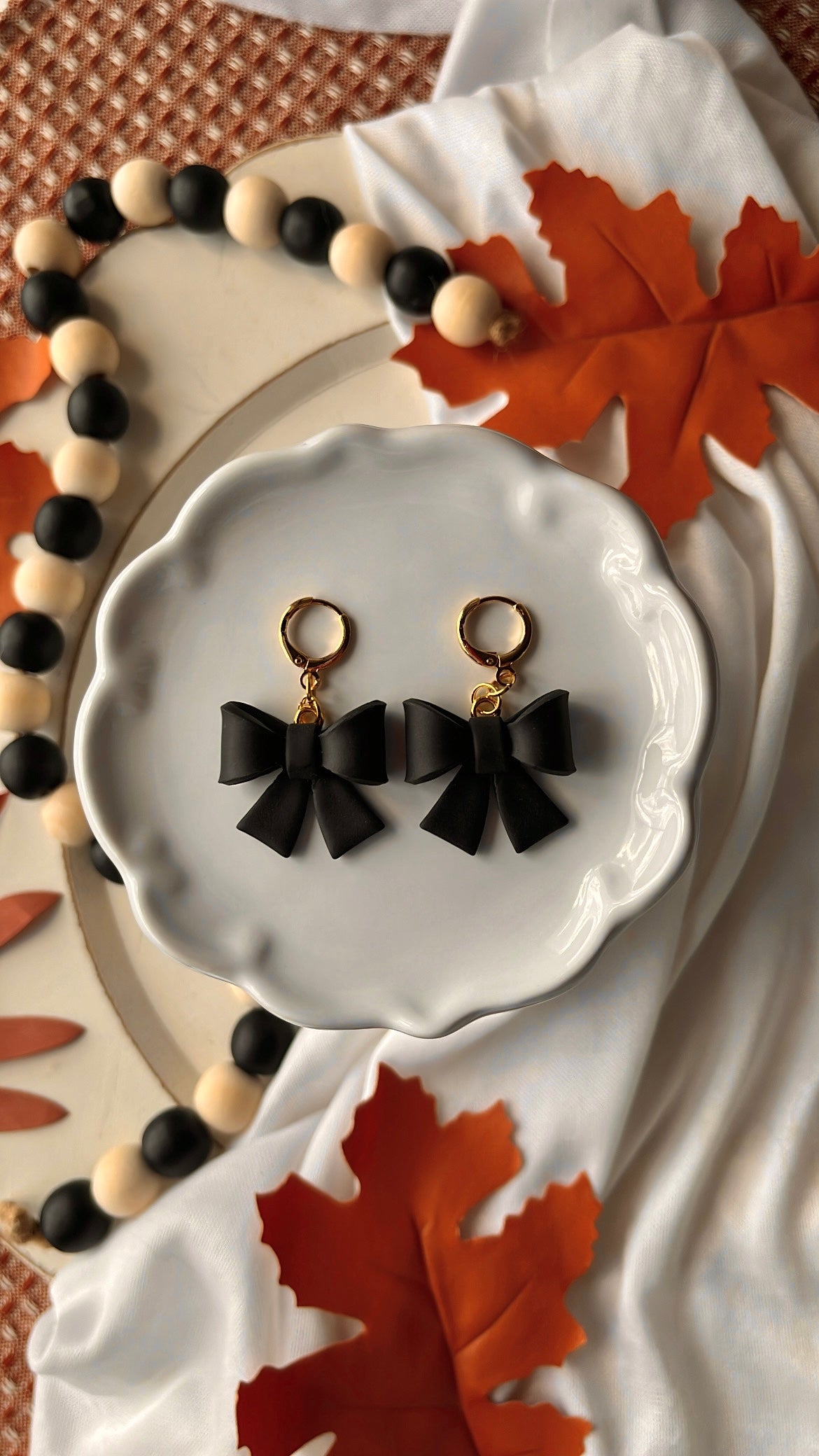 Black 3D Bows