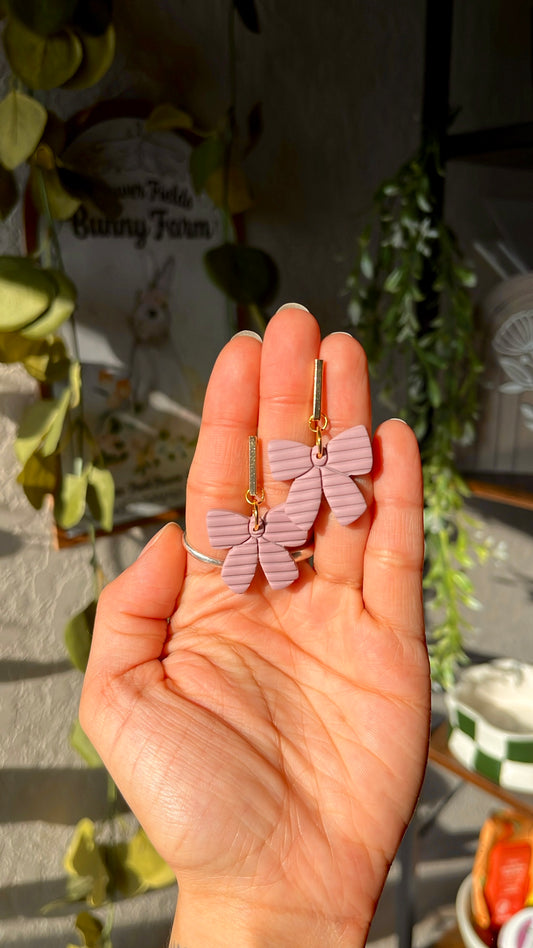 Taupe Bows