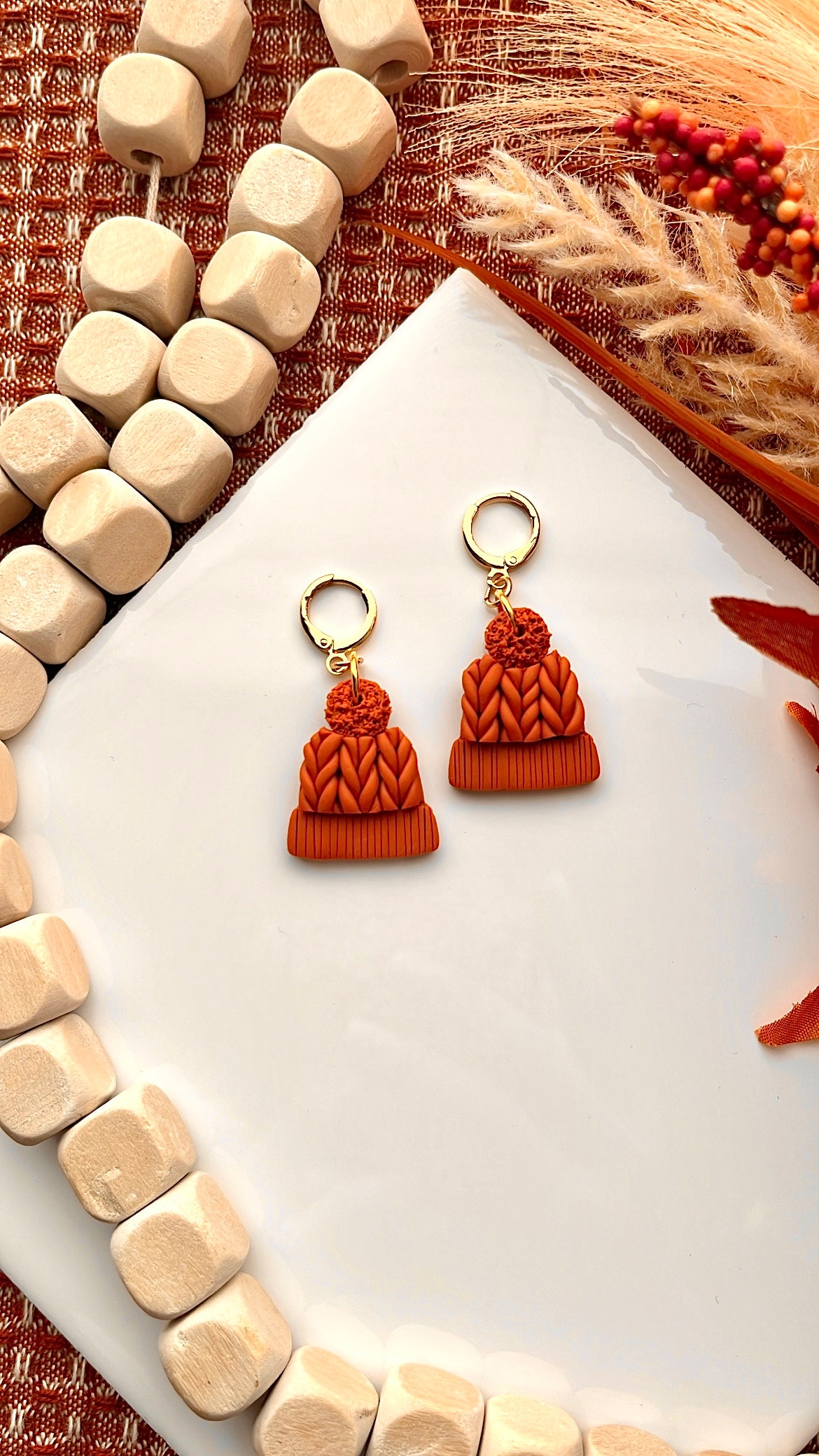 Orange Beanies