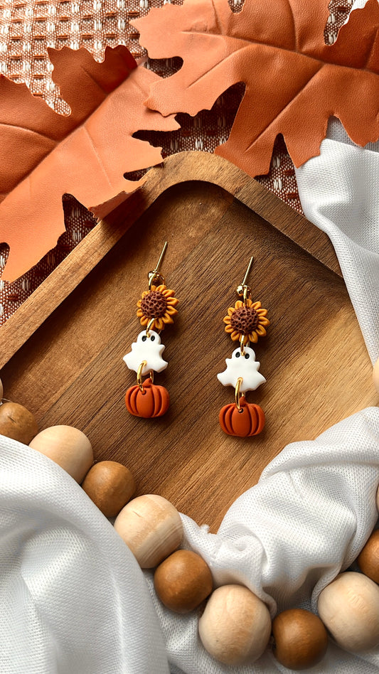 Sunflower Halloween Trio