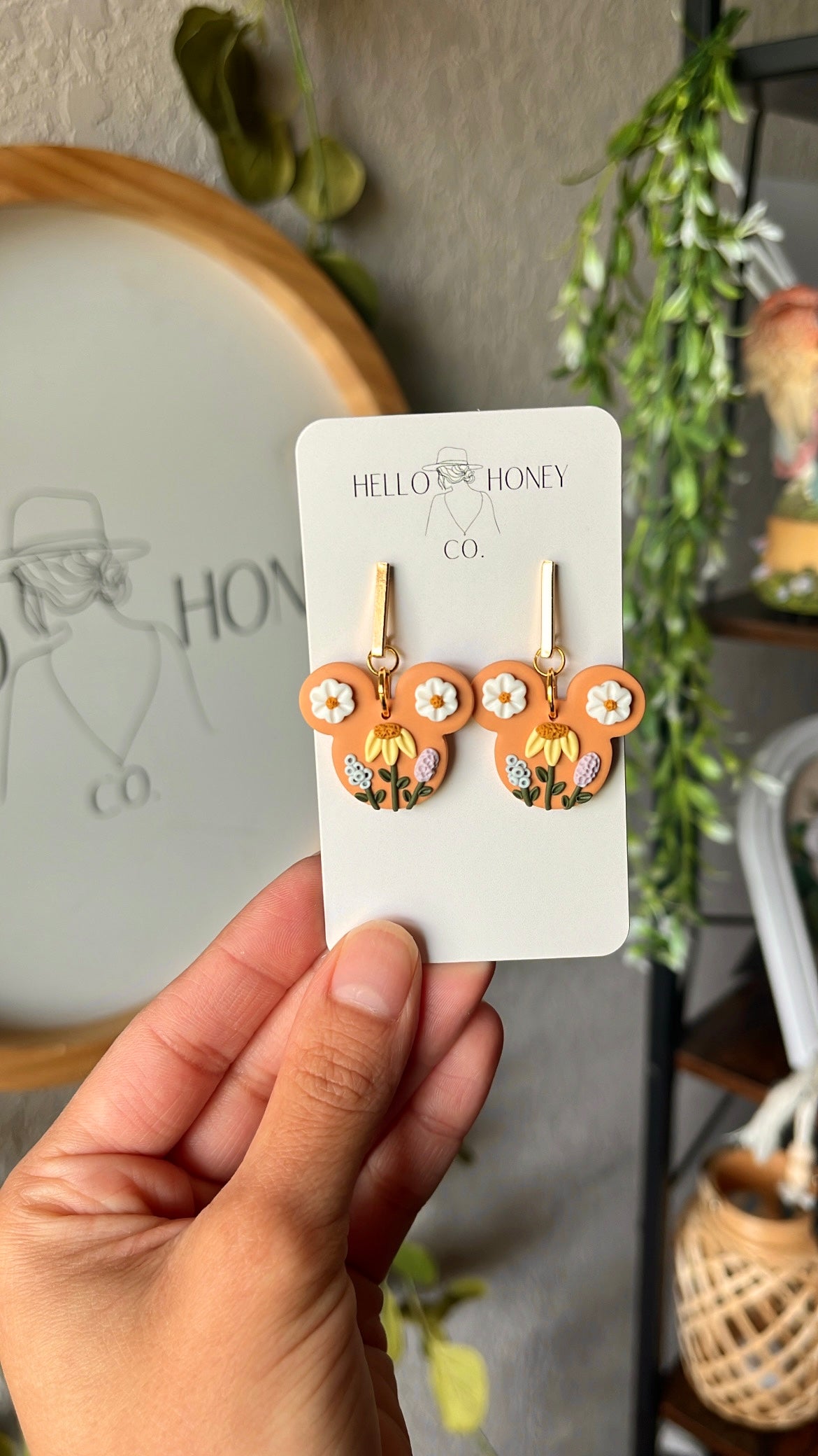 Floral Disney Inspired Dangles