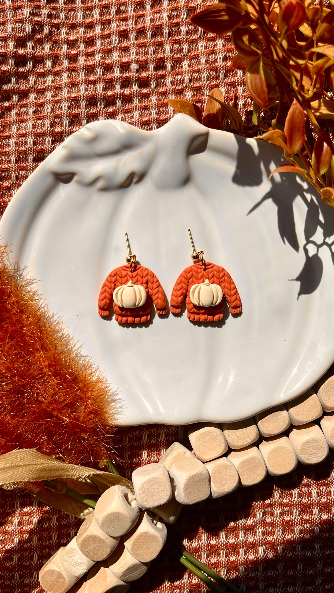 Orange Pumpkin Sweaters