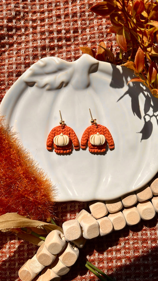 Orange Pumpkin Sweaters