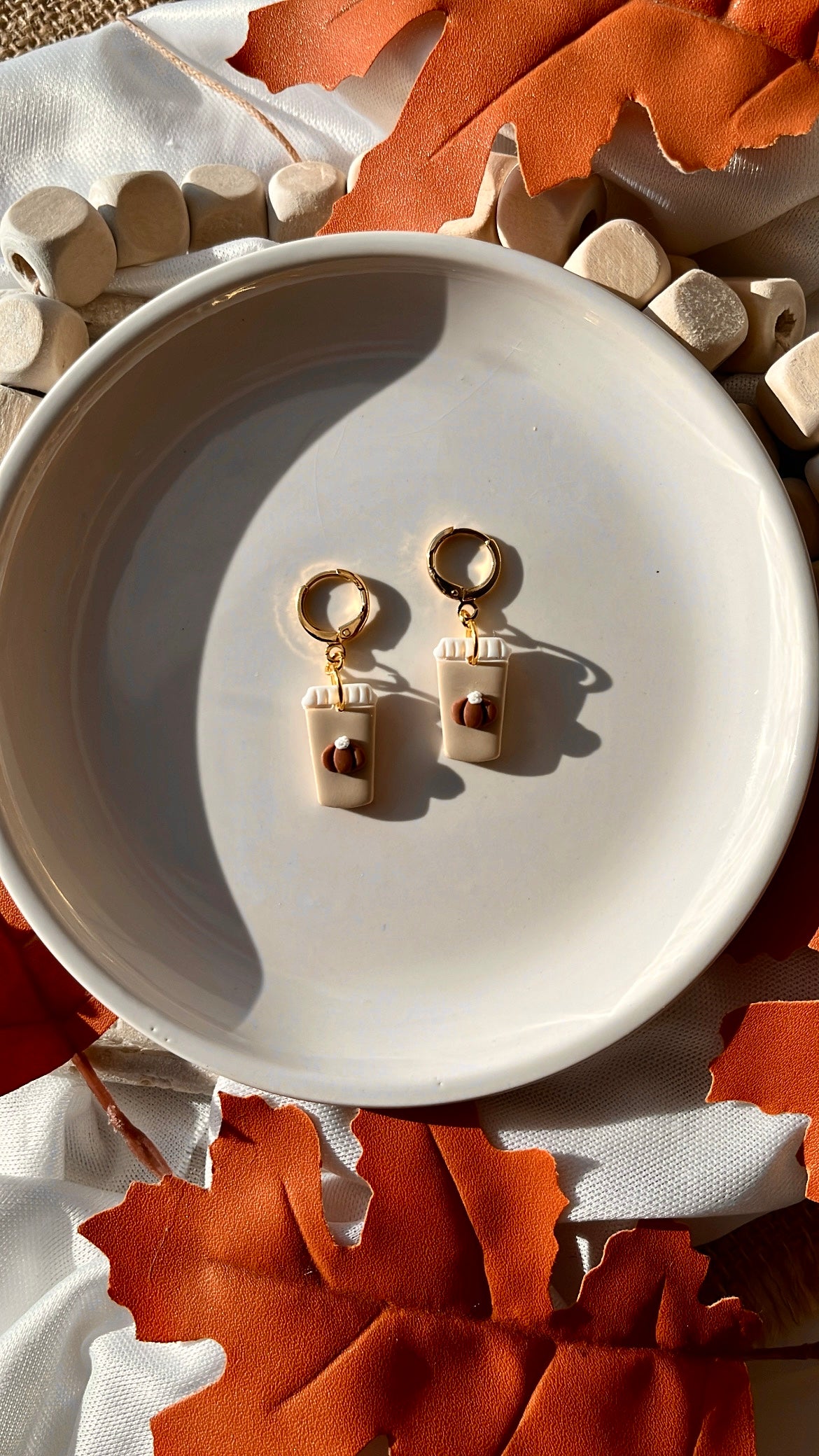 Mini pumpkin coffee cups