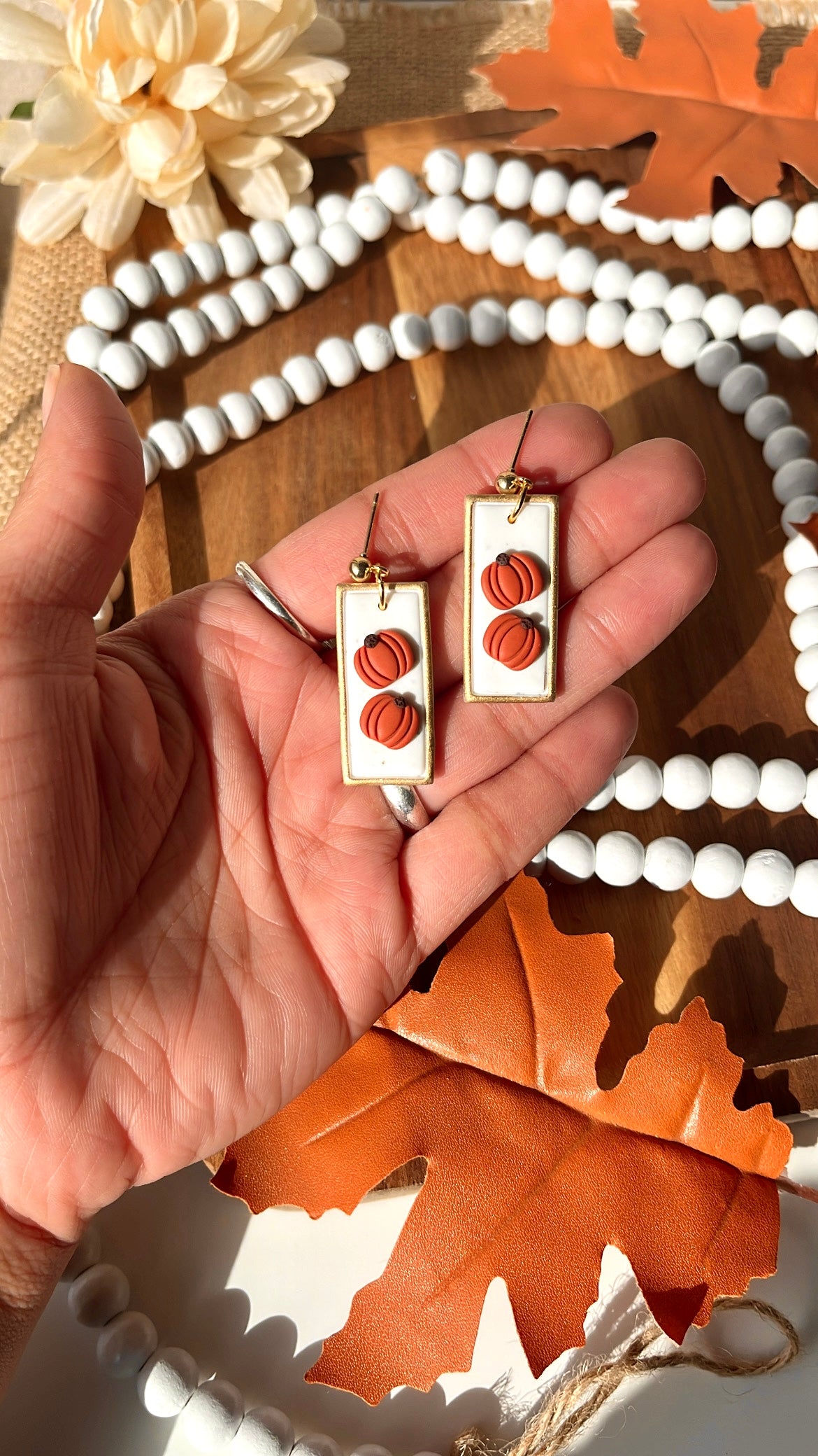 Rectangle Bordered Pumpkins