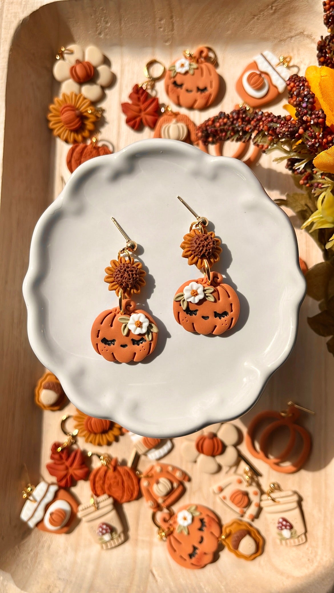 Pretty Sunflower Pumpkins