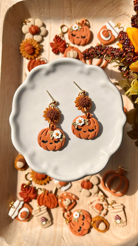 Pretty Sunflower Pumpkins