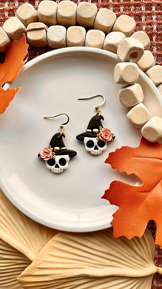 Floral Witch Skulls