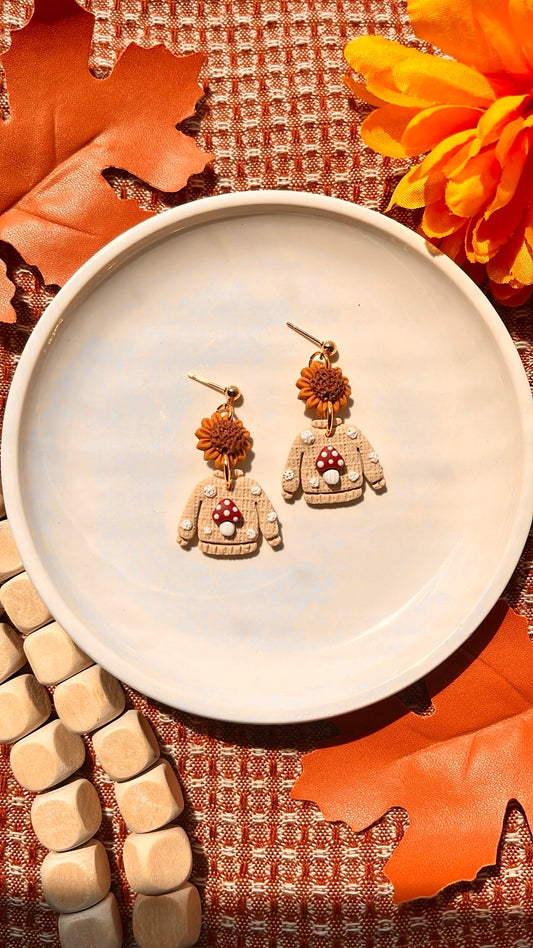 Sunflower Mushroom Sweaters