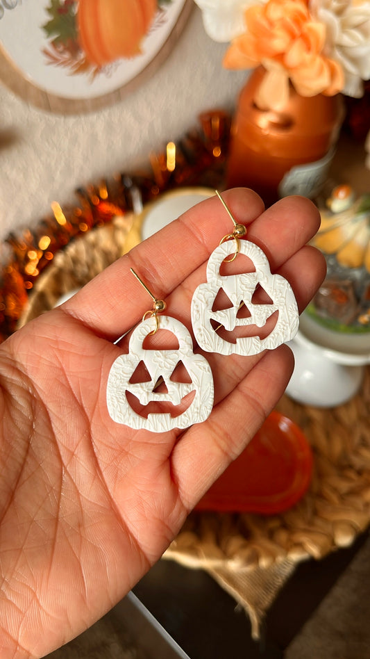 White Pumpkin Treat Bags