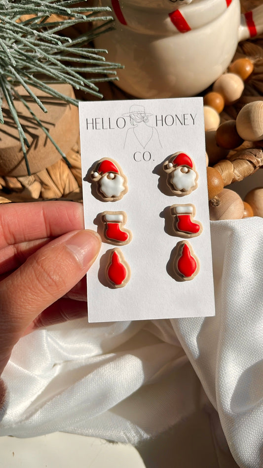 Christmas Cookie Studs