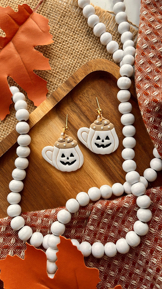 White Pumpkin Mugs
